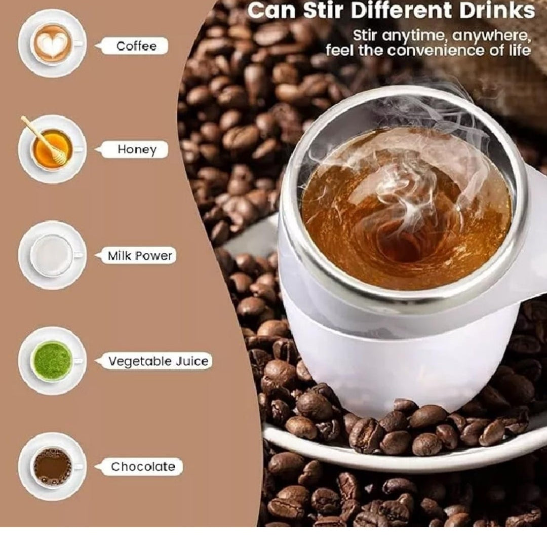 AUTOMATIC STIRING COFFEE CUP