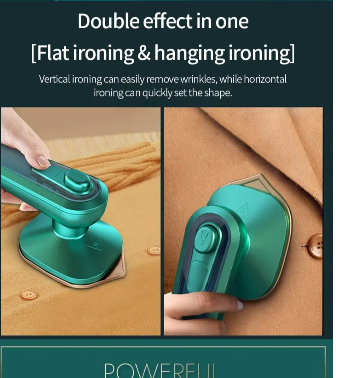 POTABLE STEAM IRON