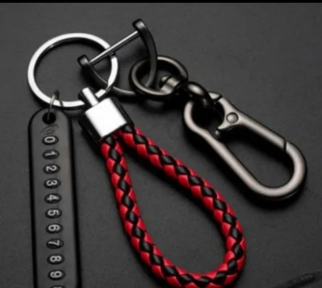 ANTI LOST PHONE NUMBER KEY CHAIN