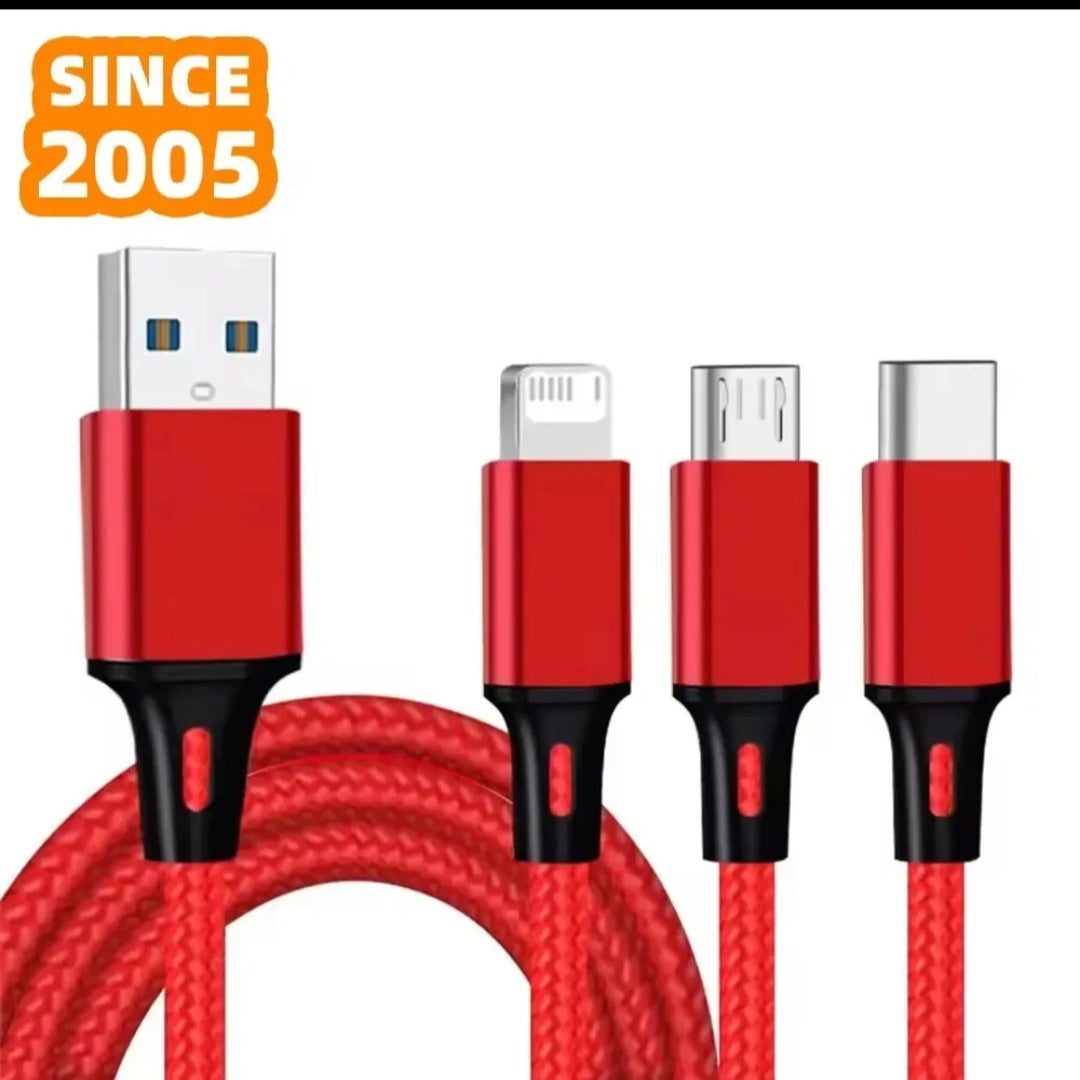 3 IN 1 PHONE CHARGER FAST CHARGING