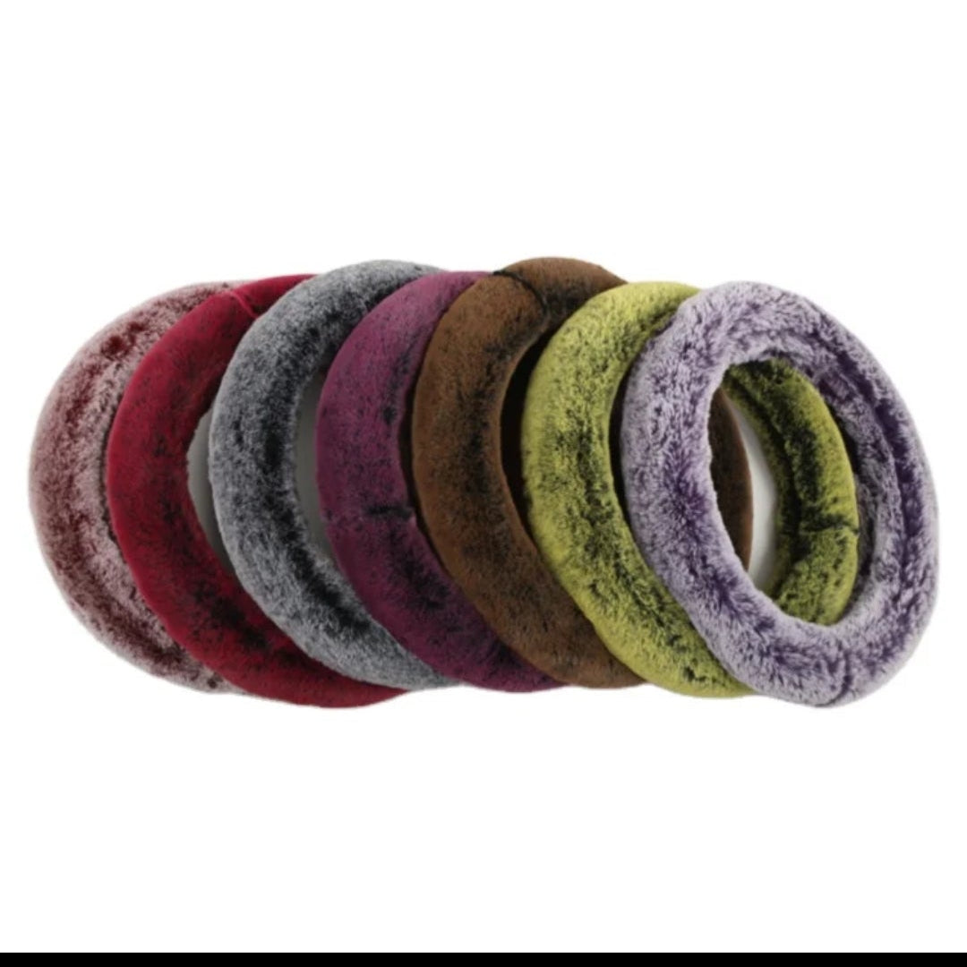 SOFT TOUCH STEERING WHEEL COVERS .