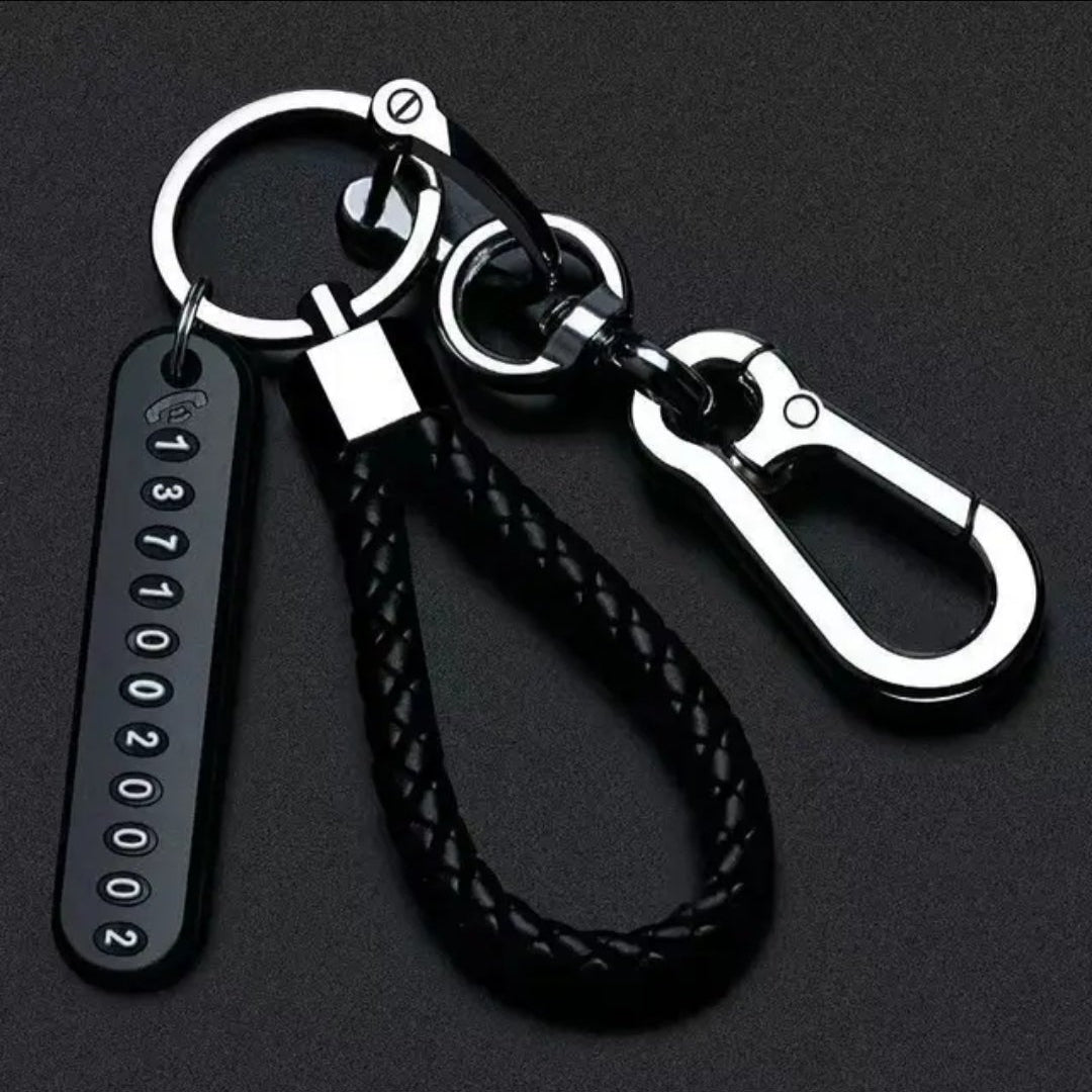 ANTI LOST PHONE NUMBER KEY CHAIN