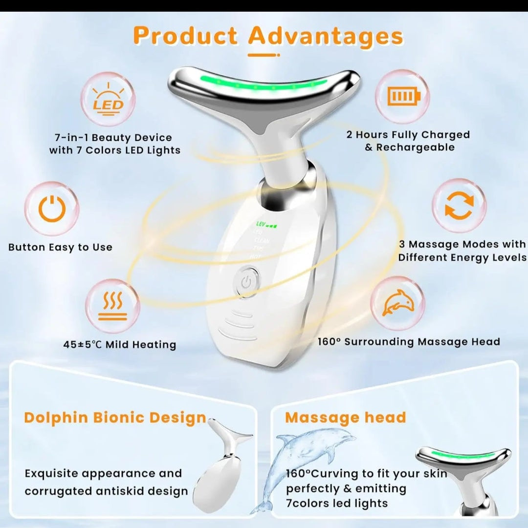 FACE AND NECK MASSAGER WRINKLE REMOVER