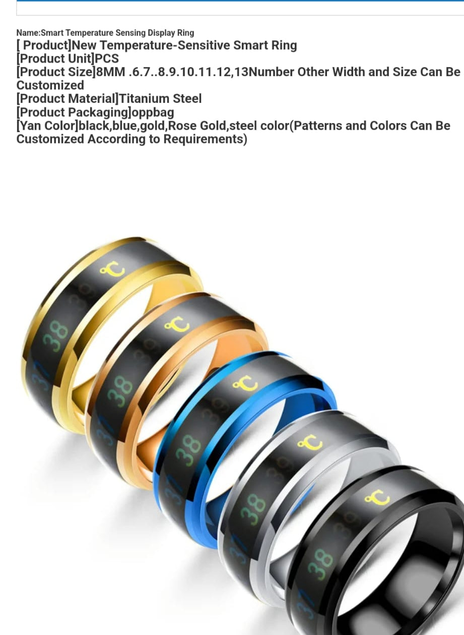 TEMPERTURE SENSING RING
