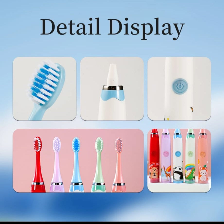KIDS TOOTHBRUSH ----6 REPLACEMENT HEADS