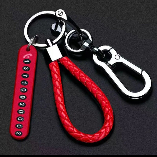 ANTI LOST PHONE NUMBER KEY CHAIN
