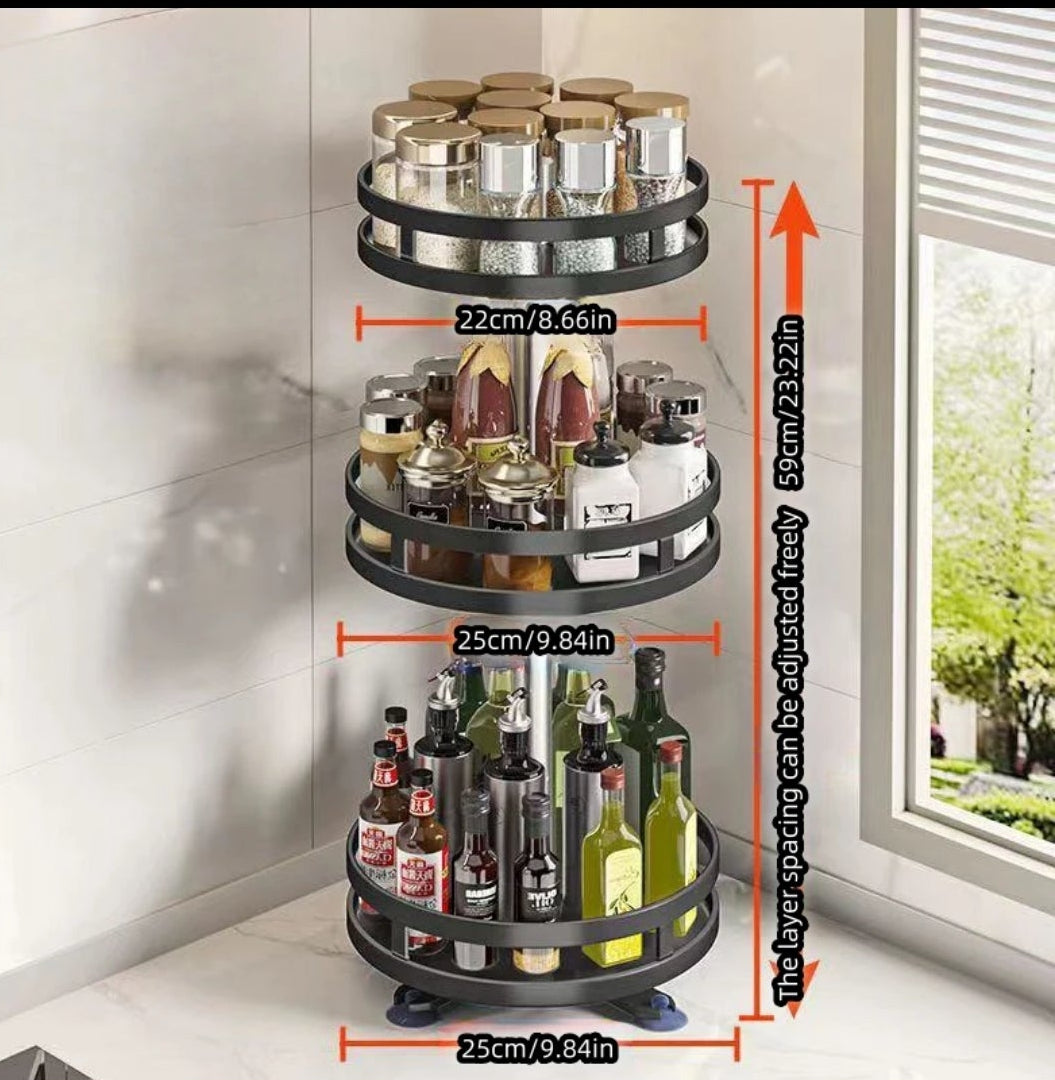 Lazy Susan Kitchen Organizer