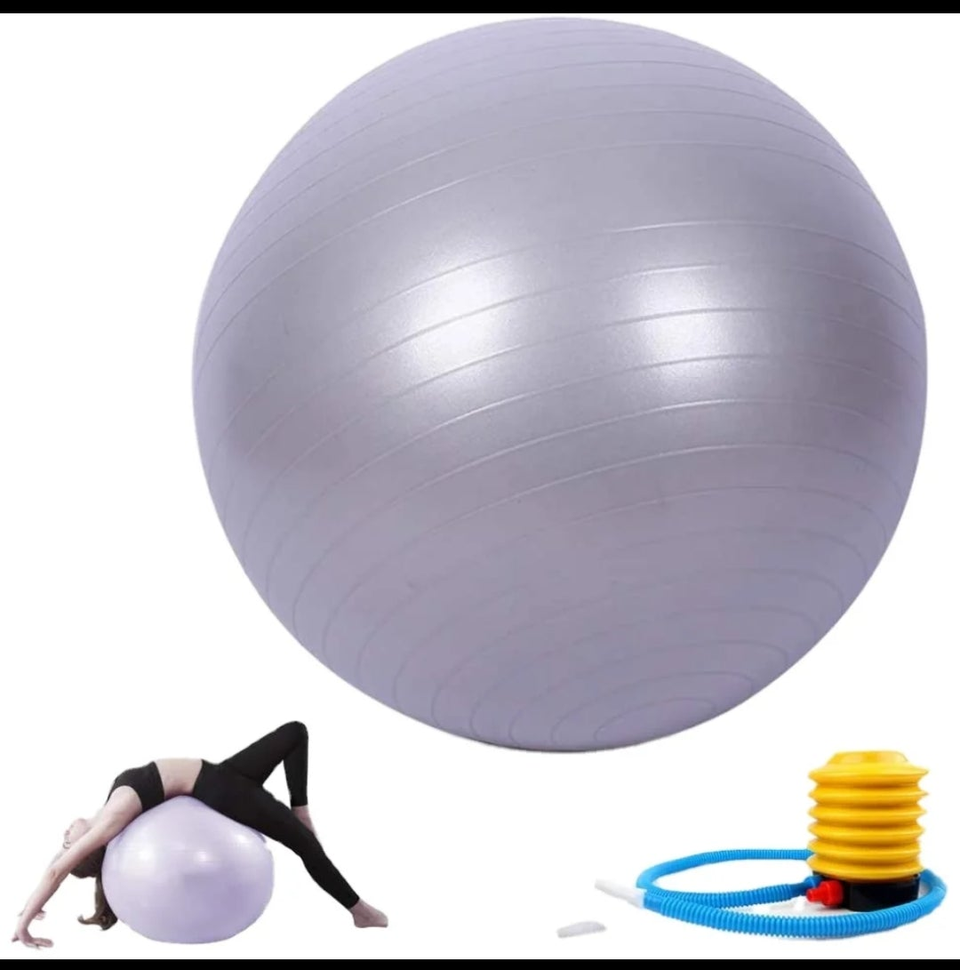 Fitness Ball — Pilates, Yoga & Birth Ball with Air Pump