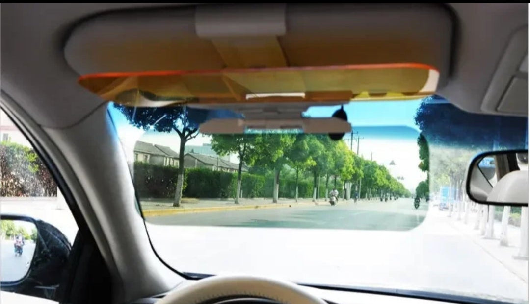 VEHICLE SUN VISOR NIGHT DRIVING ANTI GLARE.
