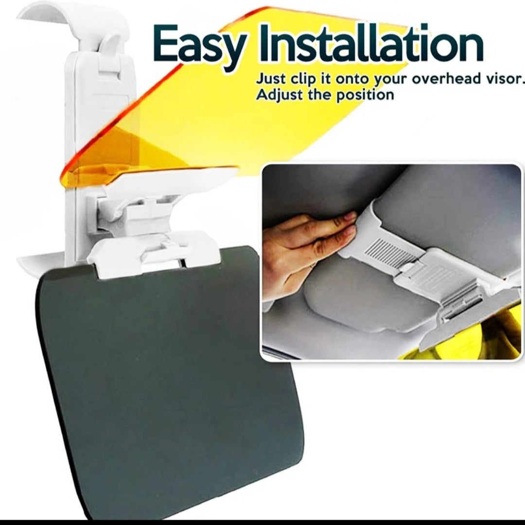 VEHICLE SUN VISOR NIGHT DRIVING ANTI GLARE.