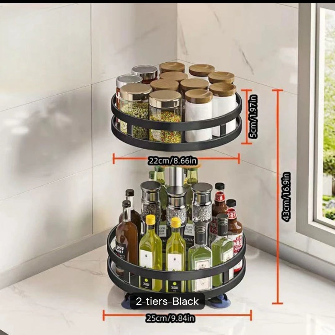 Lazy Susan Kitchen Organizer