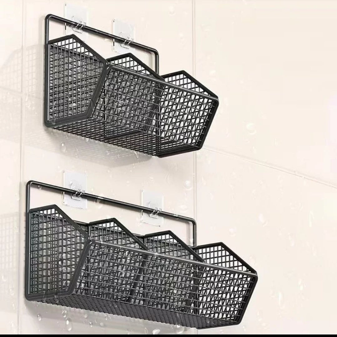 Fruit basket kitchen_multipurpose hanging wire fruit  basket/organizer.
