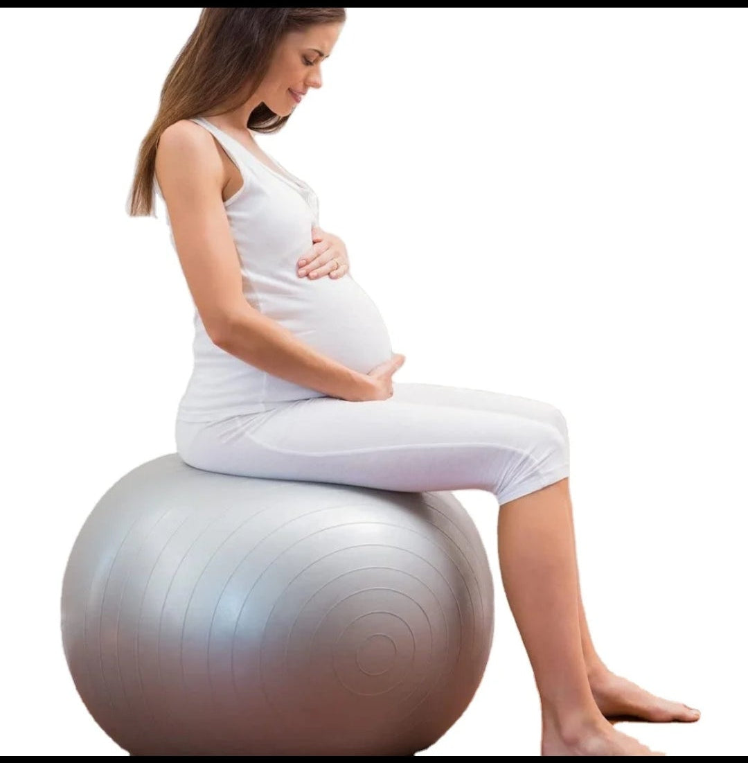 Fitness Ball — Pilates, Yoga & Birth Ball with Air Pump